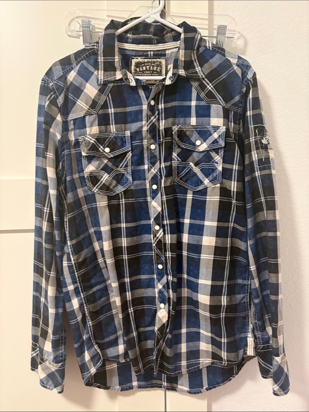 Men’s BKE Vintage Button Down Shirt M